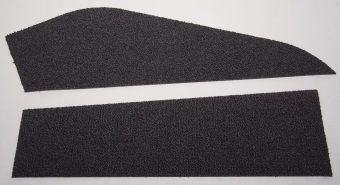 Laserschneiden von Teppichen mit exakten Formen und schön versiegelter Schnittfläche. ZB-Laser AG